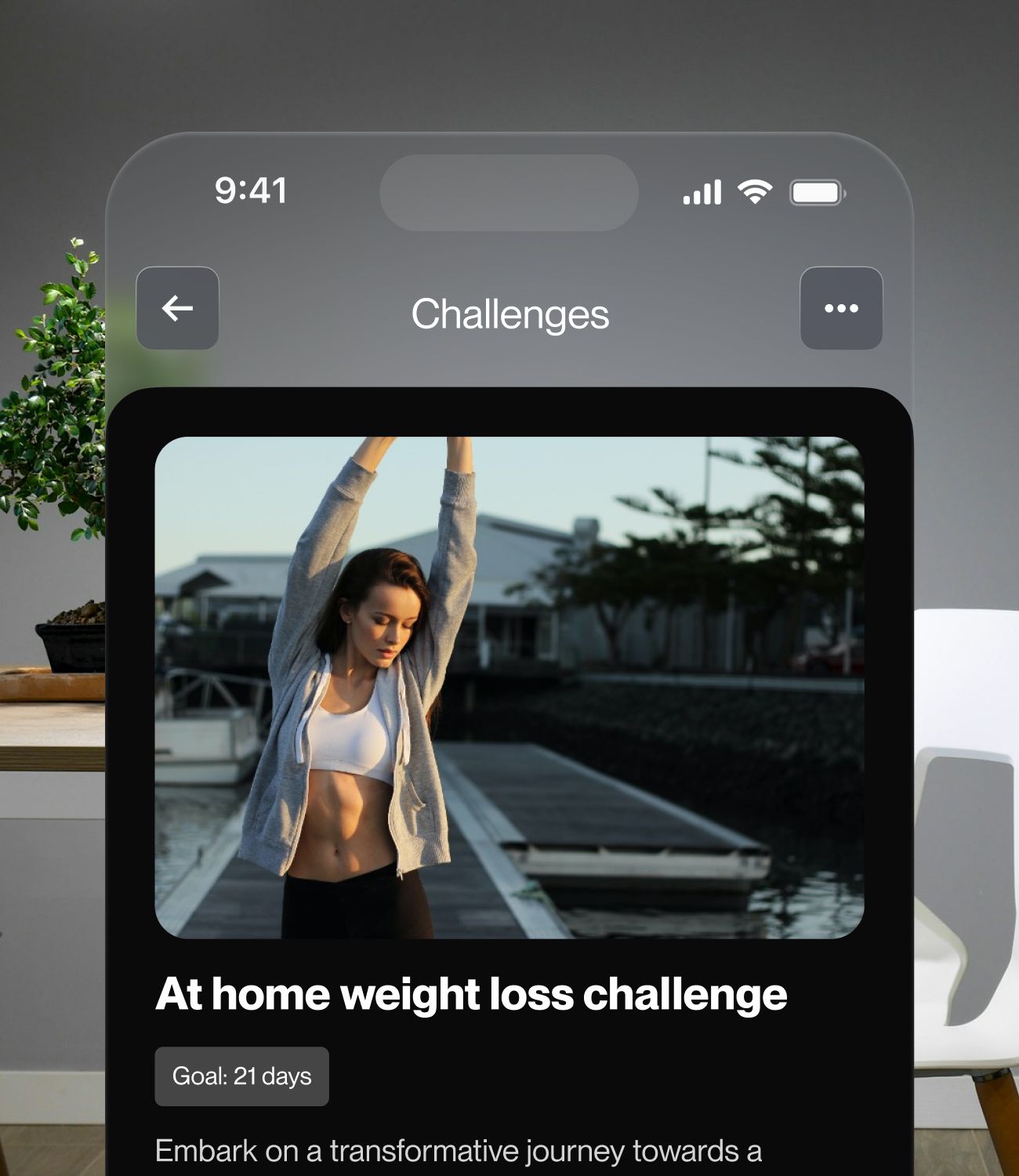 challenges screen