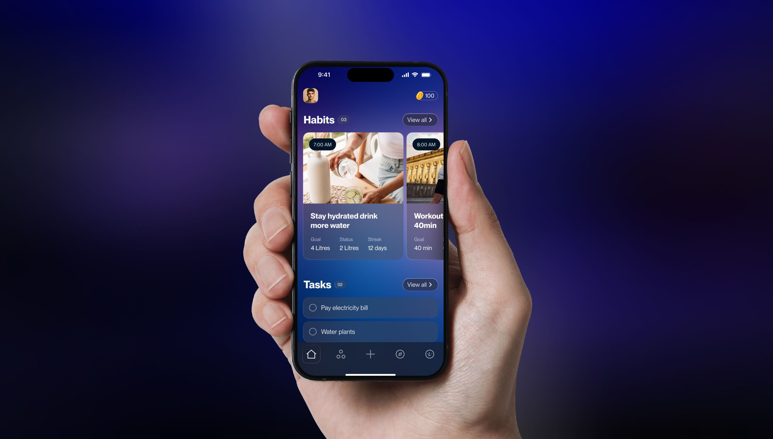 hand holding mobile phone mockup